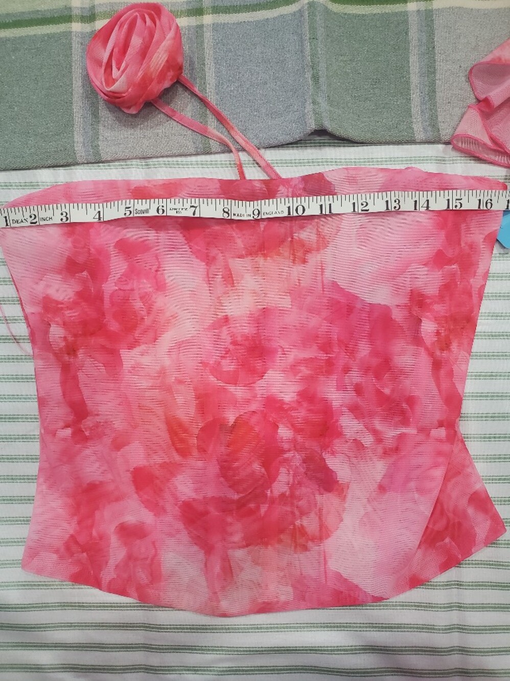 superdown Pink Floral Strapless Ruffle Mini Dress - Picture 4 of 10
